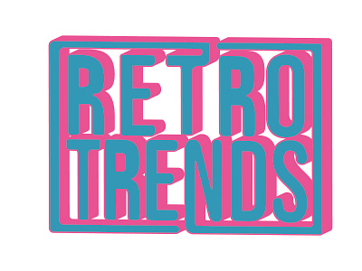Retro Trends branding graphicdesign lettermark logodesign