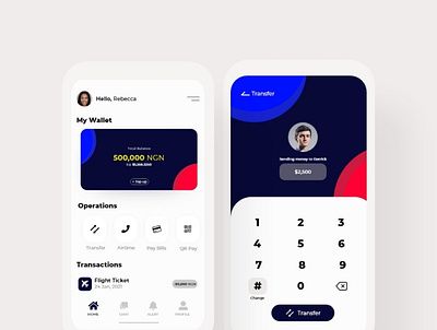 Wallet App Design app design ui