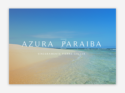Azura Paraiba branding design logo