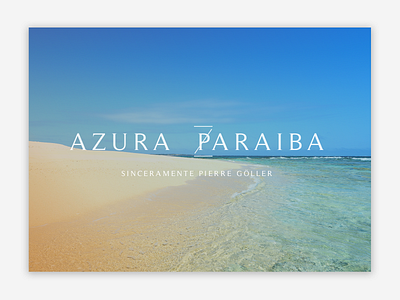 Azura Paraiba branding design logo
