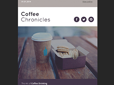 Cofffee Newsletter Template