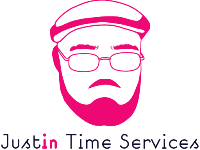 Justin Time Services Logo branding design graphic design icon illustration logo vector