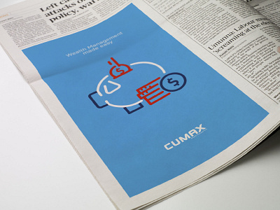 Cumax Poster branding design flyer