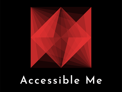 Logo accessible accessible me art branding design illustration logo me redfish redish ui vector
