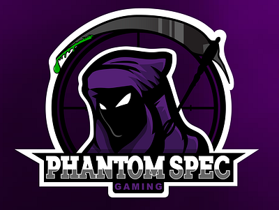 Logo - Phantom Spec Gaming design esports illustration illustrator logo logodesign vector