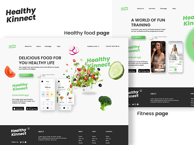 Healthy kinnect web design project