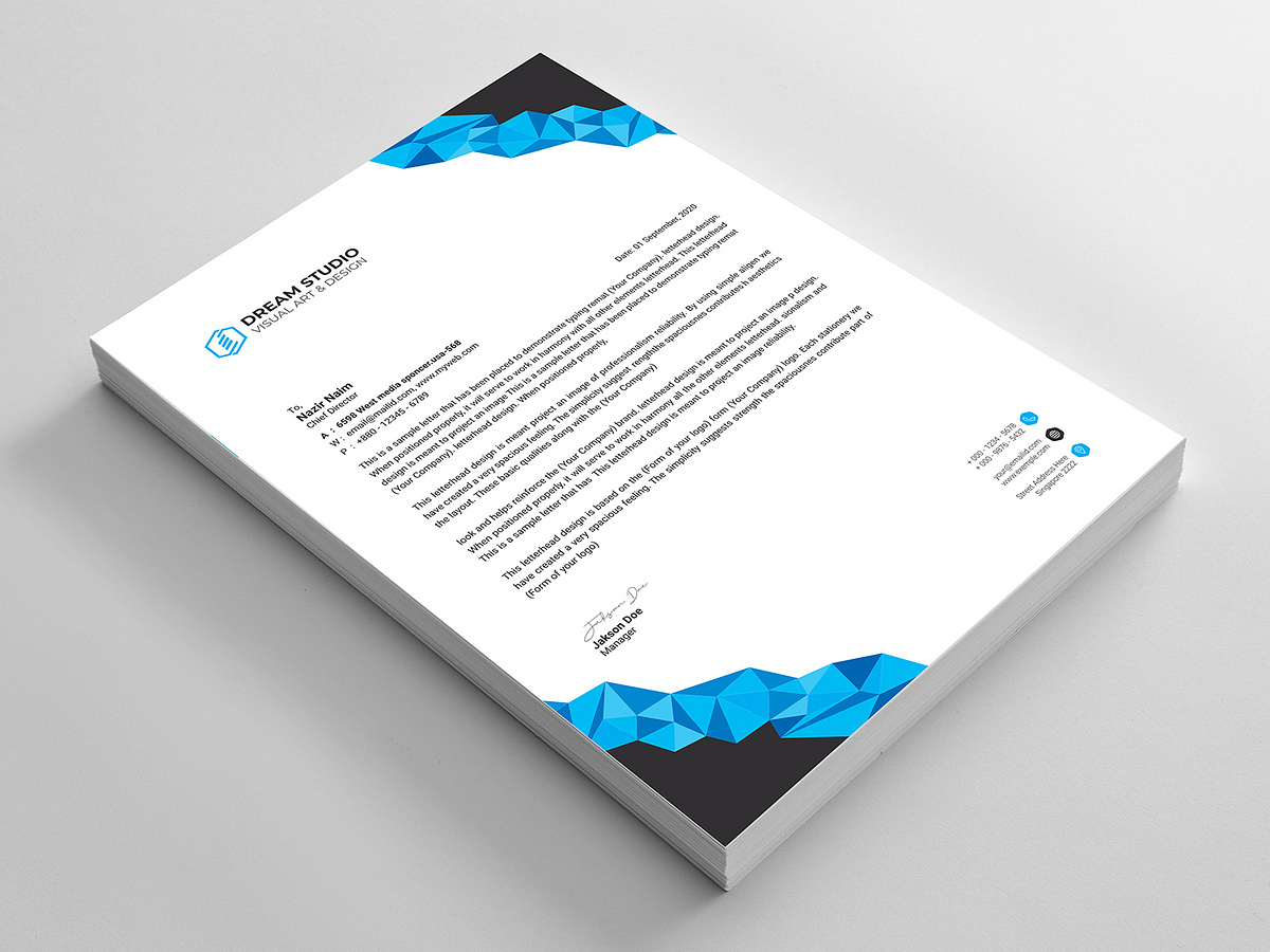 Print Letterhead designs, themes, templates and downloadable graphic ...