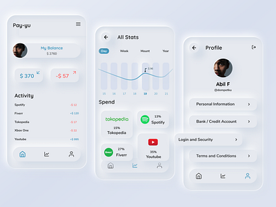 Mobile Payment apps UI Design