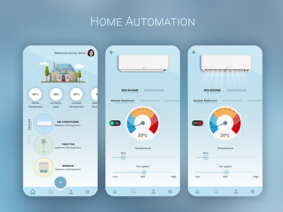 Home Automation | Mobile UI chaswa design homeautomation homepage mobileapp ui uiux