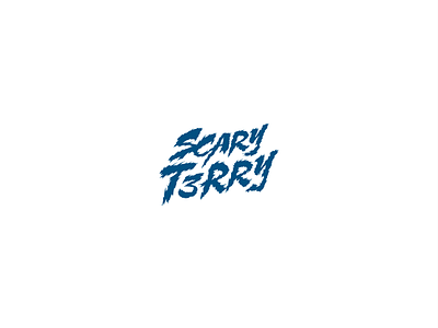 Scary Terry Logo branding drawn illustration logo logotype procreate rozier scary terry typography