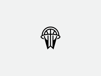 Basketball Mark basketball logo mark