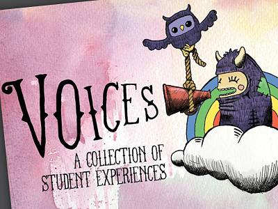 'Voices' magazine illustration