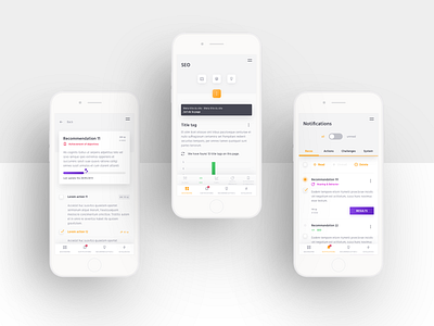 Analytics Web App | Mobile View