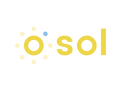 Osol Logo - Solar energy solution blue branding earth ecology energy logo osol power solar sun yellow