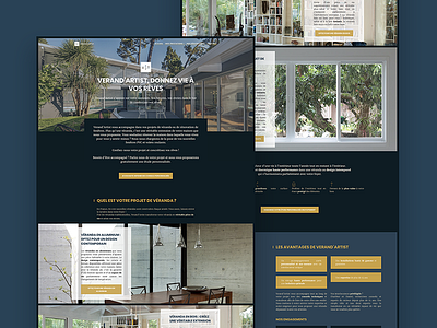 Verand'Artist Homepage artist design home homepage site ui veranda web website