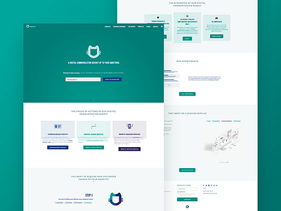 Couleur Velvet Homepage Design animation cat design footer fullscreen gradient icons menu site ui web website