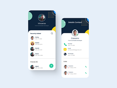 Contact App UI