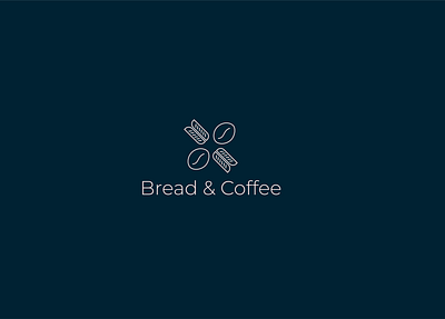 Logo designed for Bread & Coffee Food Truck branding businesslogo clean design coffee coffee logo coffeeshop design identitydesign logo logodesign logotype typography