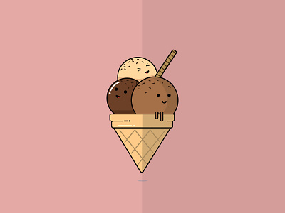 iceCream design illustration illustrator vector