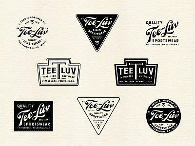 Identity - Badge Logos badge identity lettering logo type typography