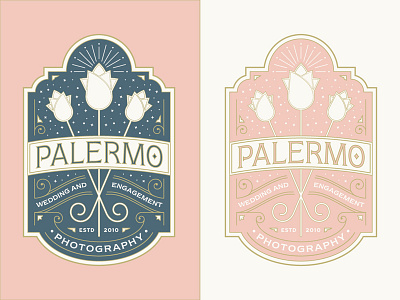 Palermo Photography | Crests badge crest lettering logo photography type typography wedding