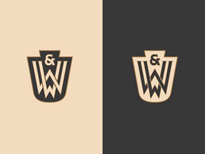 Wilson & Wallace Monogram badge identity lettering logo menswear monogram type typography