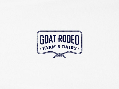 Goat Rodeo T-Shirt Design badge illustration lettering lockup type