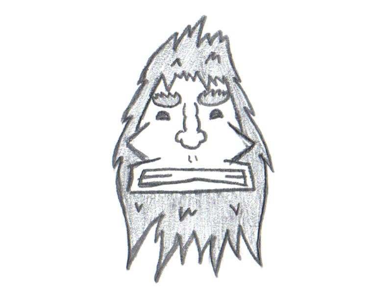 Sasquatch Character Process bigfoot character characters graphic design hotsauce northwest nw pacific northwest sasquatch sketch sketches sketching