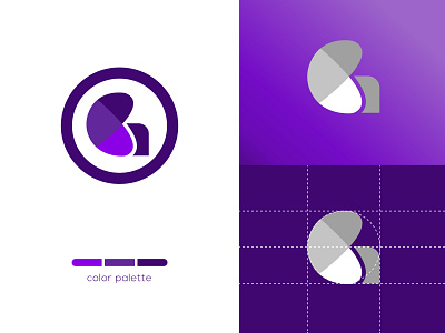 Letter G and Round shape gradient logo branding design gradient gradient logo graphic design icon illustration logo logo design vector