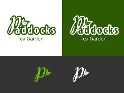 Letter P Logo (tea Garden logo)