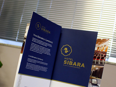 Hotel Sibara editorial folder hotel pantone soft touch