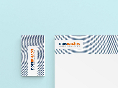 Dois Irmãos - Redesign brand branding clean identity logo redesign stationery waves