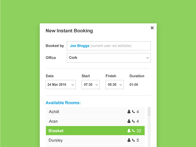 Booking Interface booking contact form interface ui ux