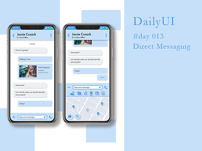 DailyUI #day013 - Direct Messaging 013 dailyui day013 design mobile ui ux web