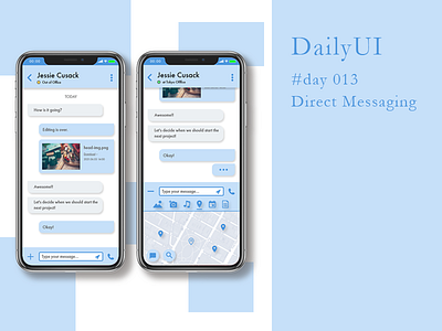 DailyUI #day013 - Direct Messaging