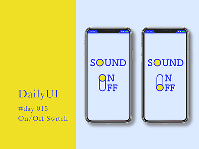 DailyUI #day015 - On/Off Switch