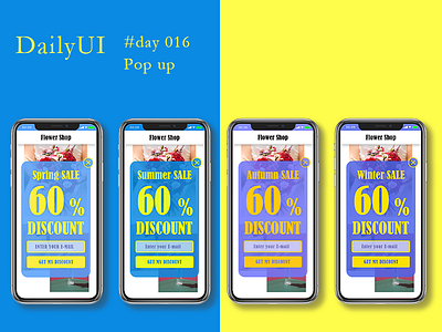 DailyUI #day016 - Pop up 016 app dailyui day016 design mobile ui ux web