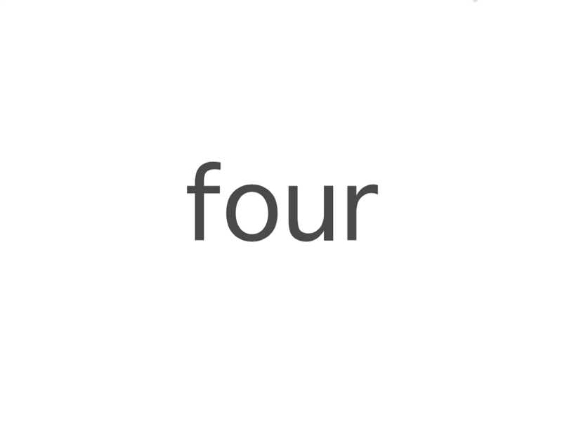 four 4 animation design four gif letter logo logotype monogram symbol type typography