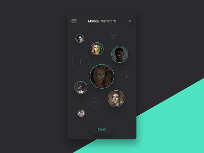 Money Transfer app concept design interface mobile money transfers ui ux