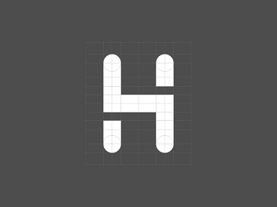 H4 design h4 letter logo logotype mark monogram number symbol type