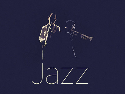 Jazz digital art graphic illustration jazz playing saxophone texture vector