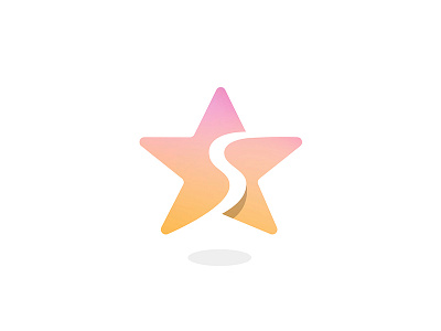 s + star design gradient identity illustration logo logotype mark s star symbol