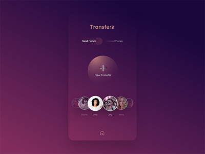 Money Transfers app concept design interface mobile money request send skills transfers ui ux