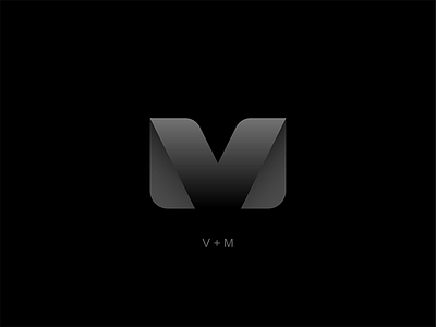 MV design identity logo logotype mark mv symbol vm