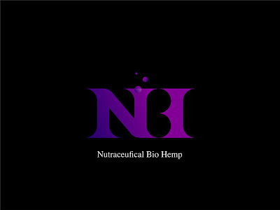 NBH Nutraceutical Bio Hemp chemistry design identity logo logotype mark medicine nbh science symbol