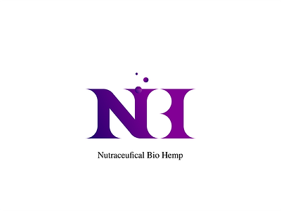 Nutraceutical Bio Hemp chemistry design identity logo logotype mark medicine nbh science symbol