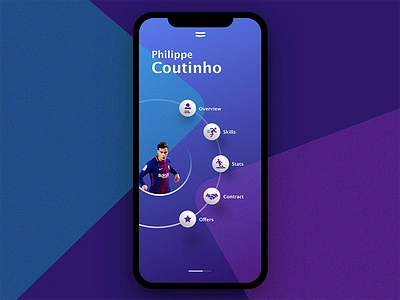 football app app barca concept coutinho design fcbarcelona football interface mobile sport ui ux