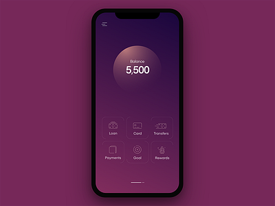 Finance App - Main Screen by Guga Bigvava on Dribbble