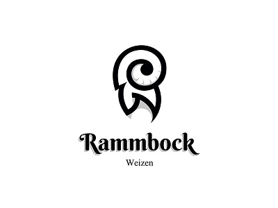 Ram + R design horn identity logo logotype mark ram rammbock symbol
