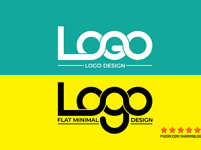 Flat Minimal Logo Design